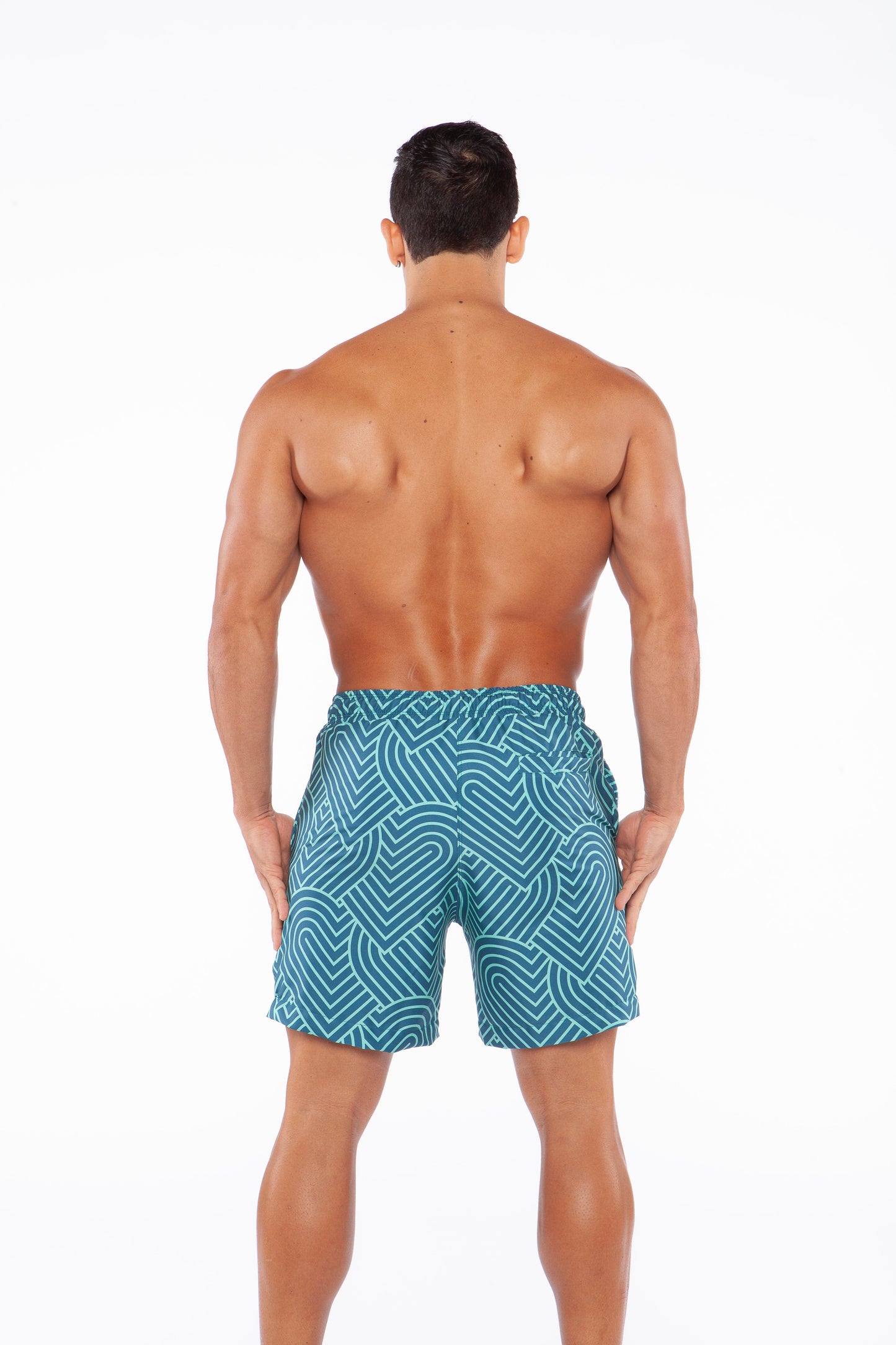 MENS TRUNKS BIG HEART LONG