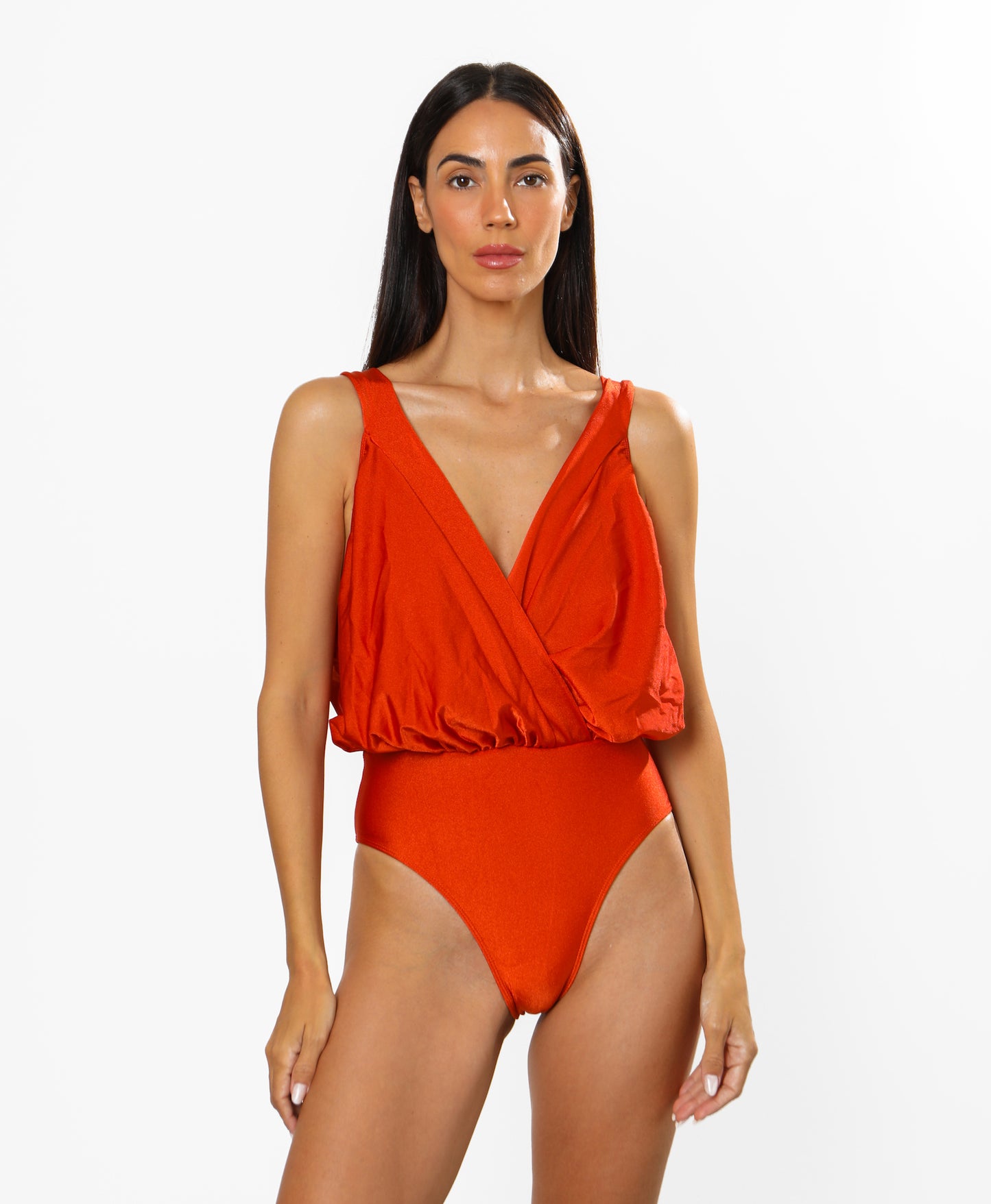 OLIVIA MAILLOT ORANGE