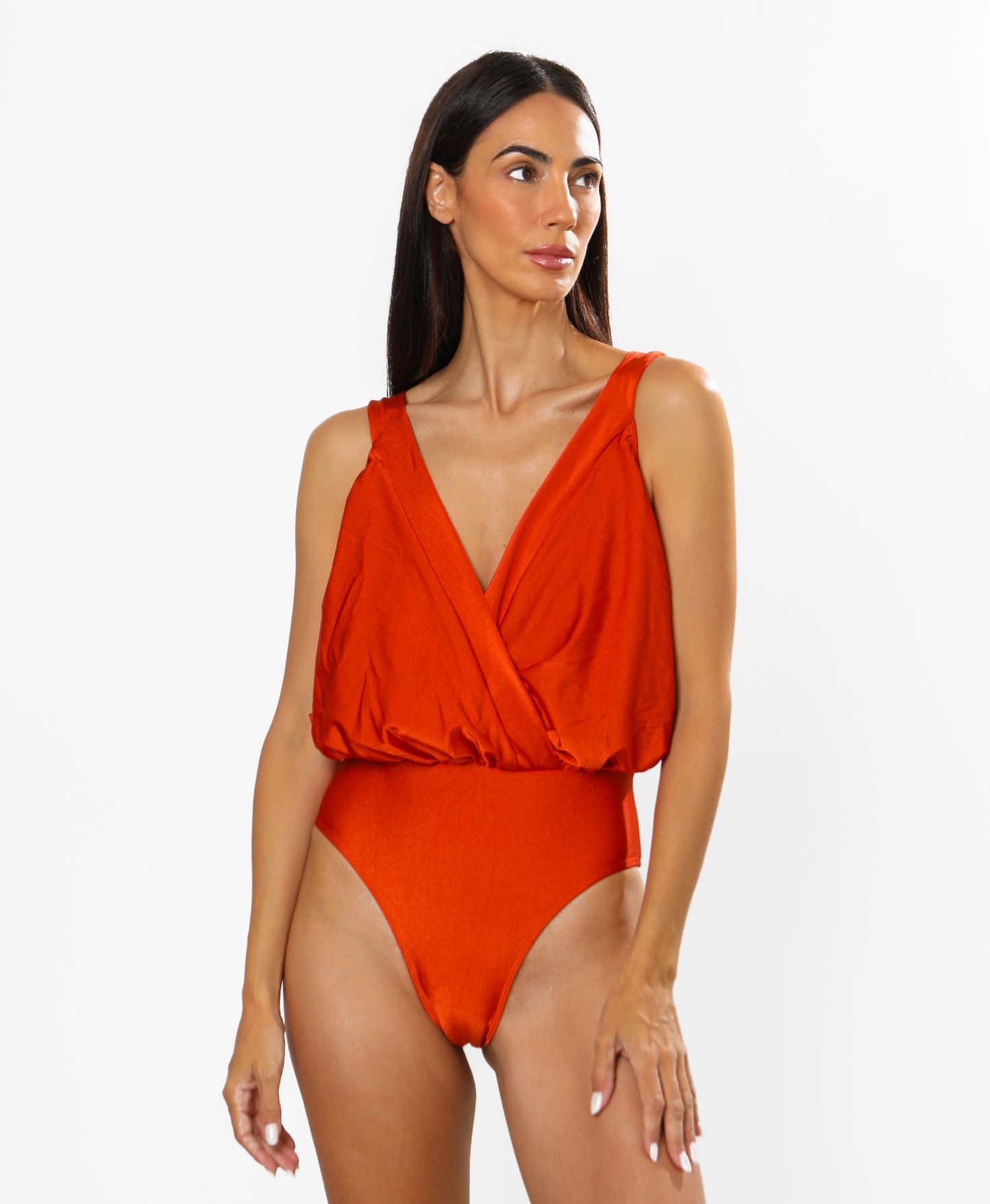 OLIVIA MAILLOT ORANGE