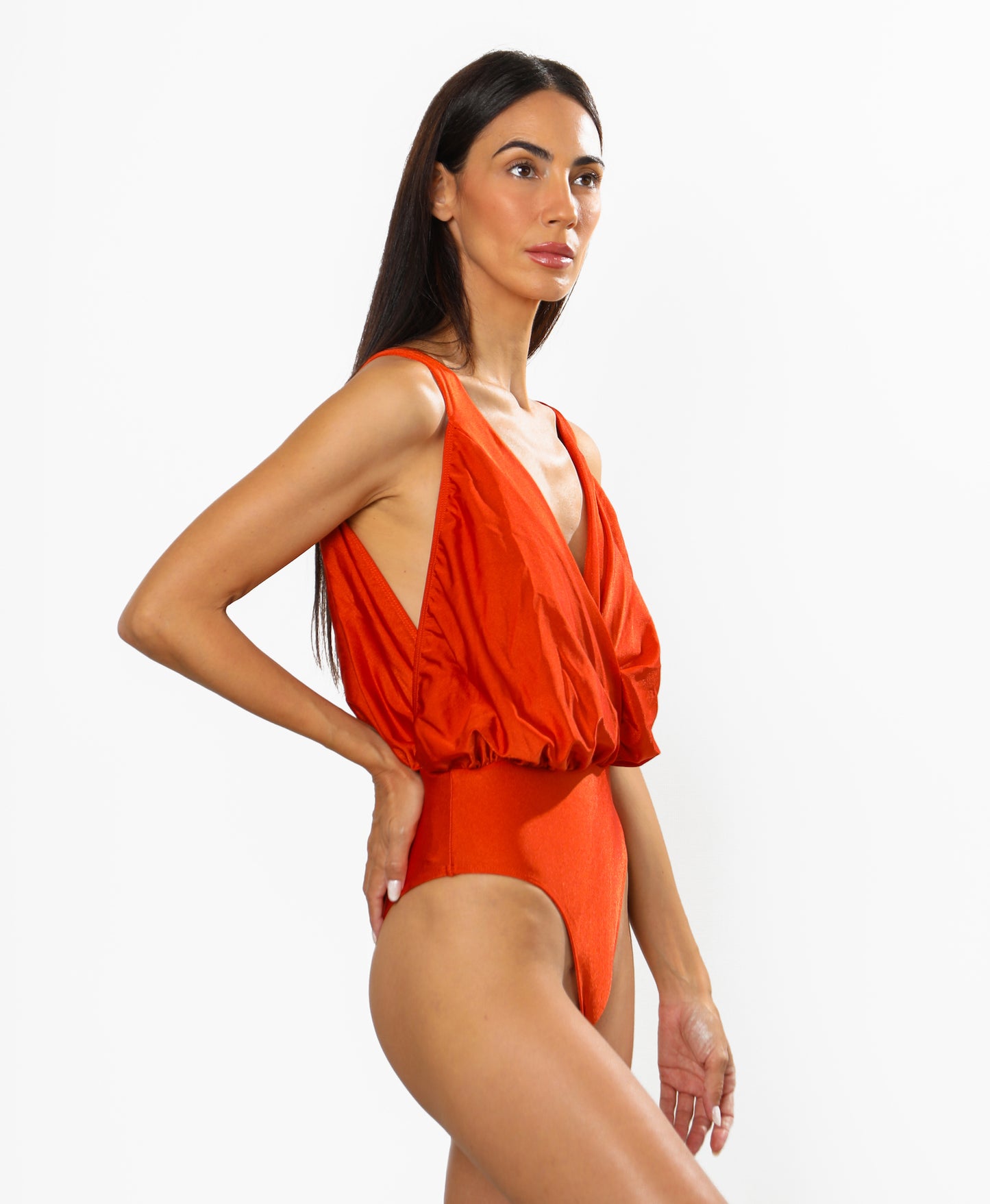 OLIVIA MAILLOT ORANGE