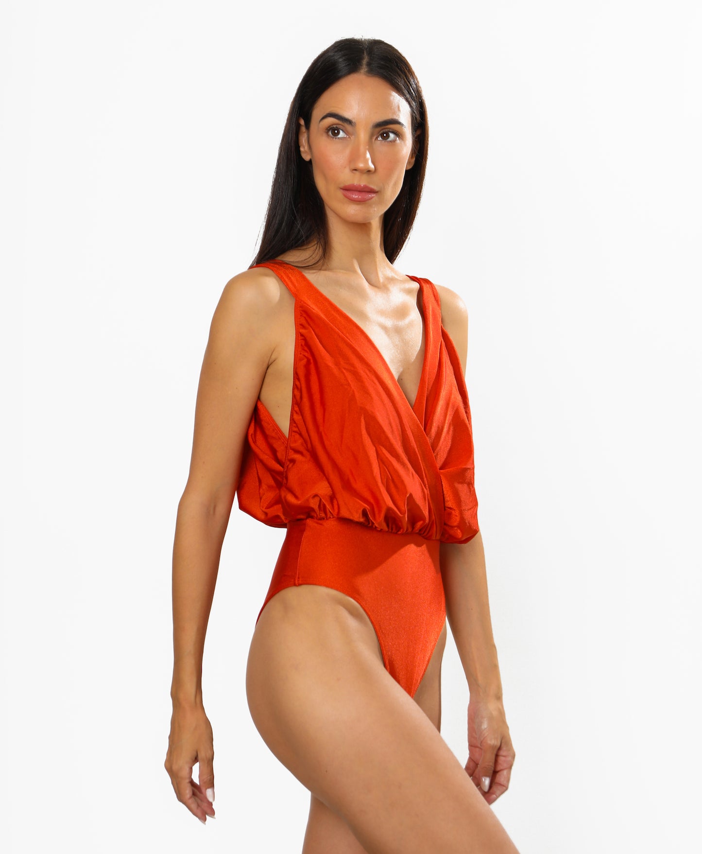 OLIVIA MAILLOT ORANGE