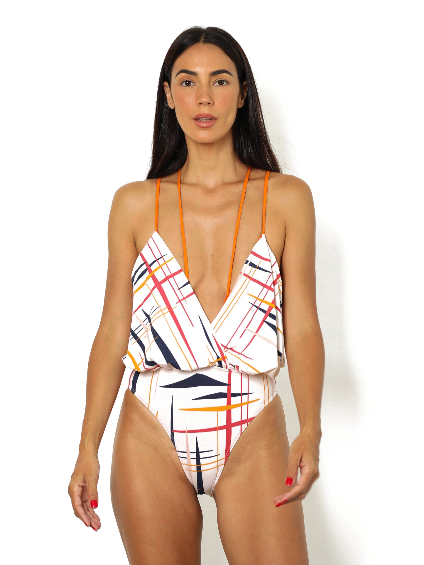 INDIGO MAILLOT HIBISCO