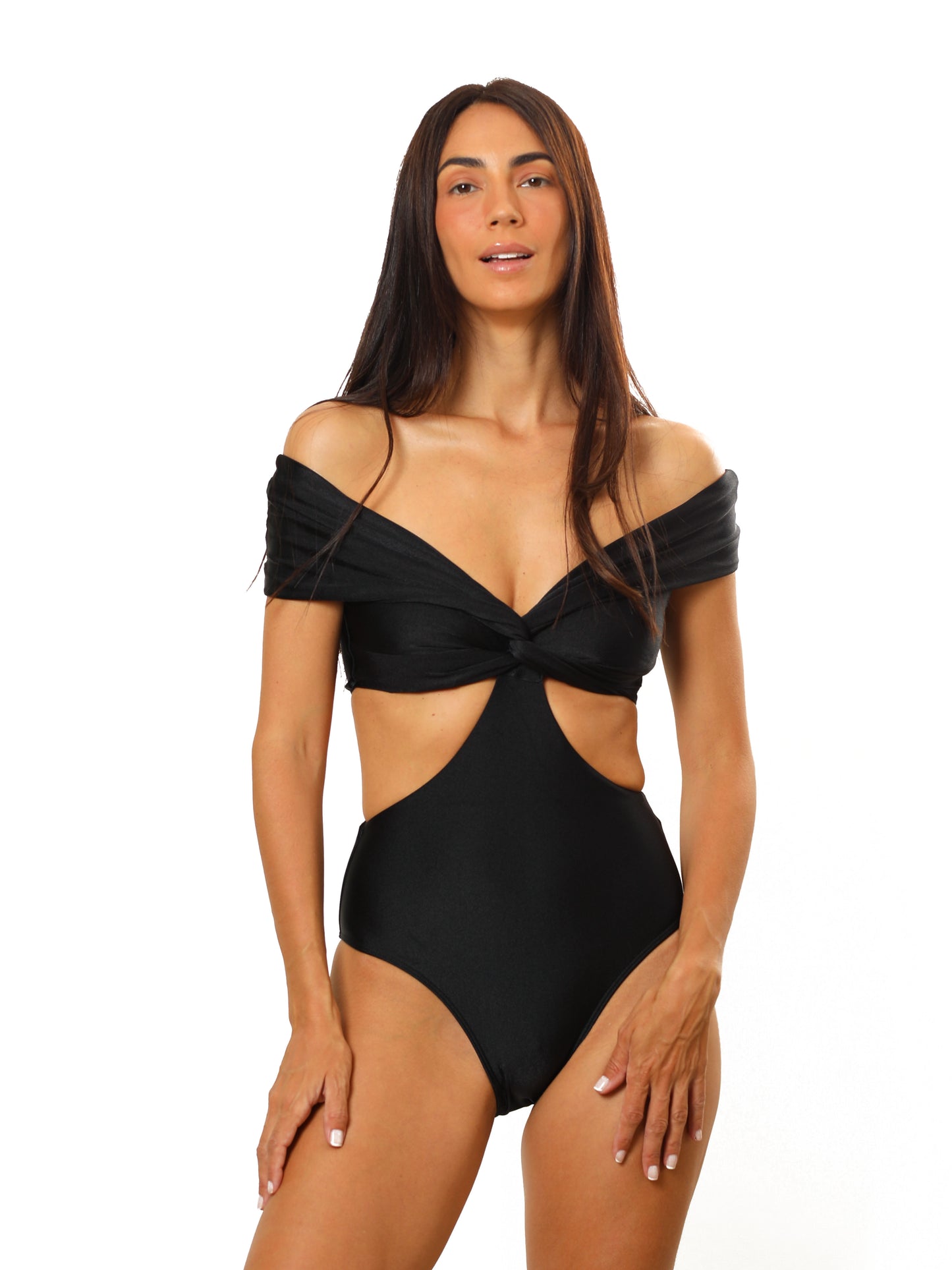 AURORA MAILLOT BLACK