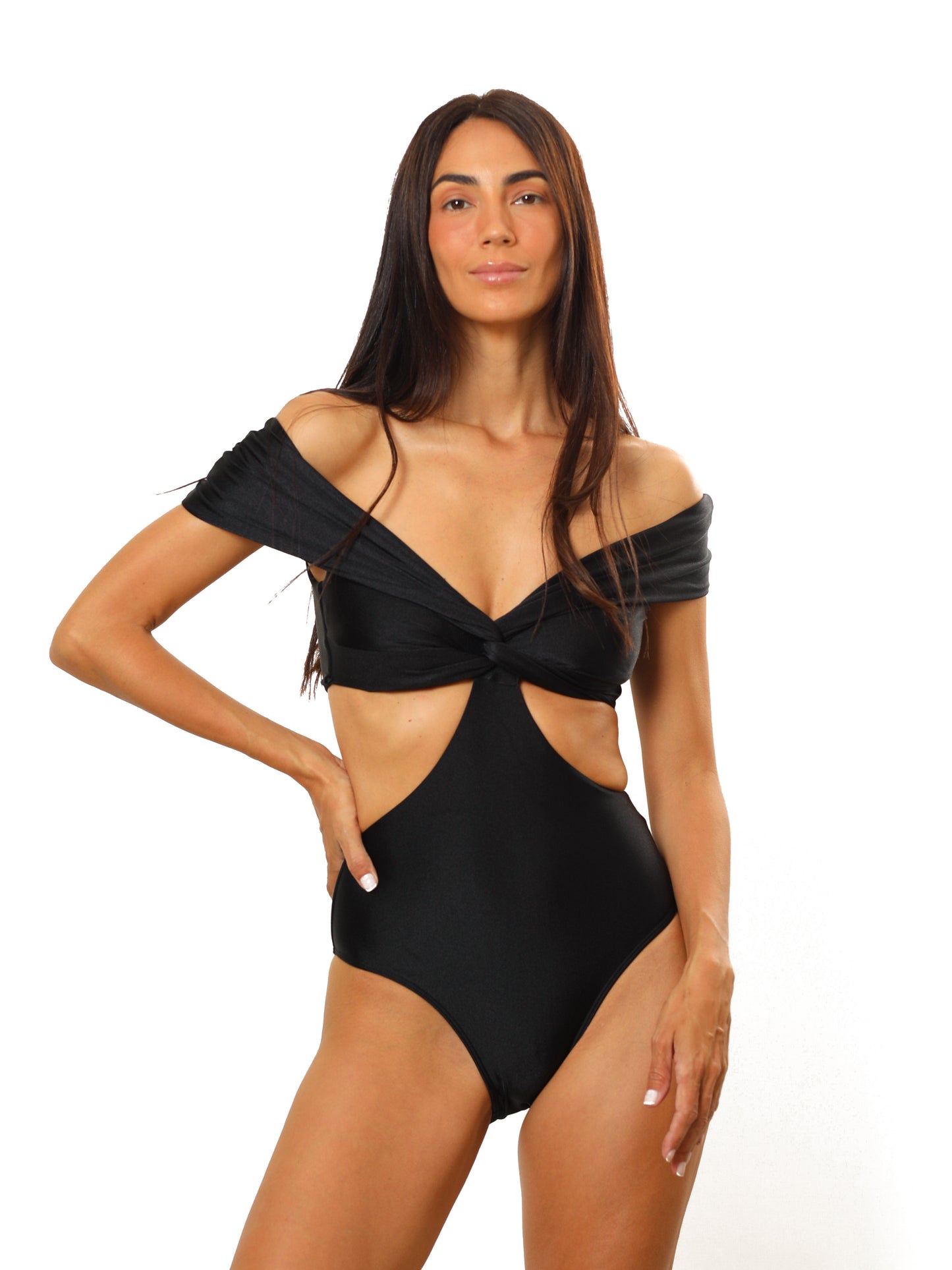 AURORA MAILLOT BLACK