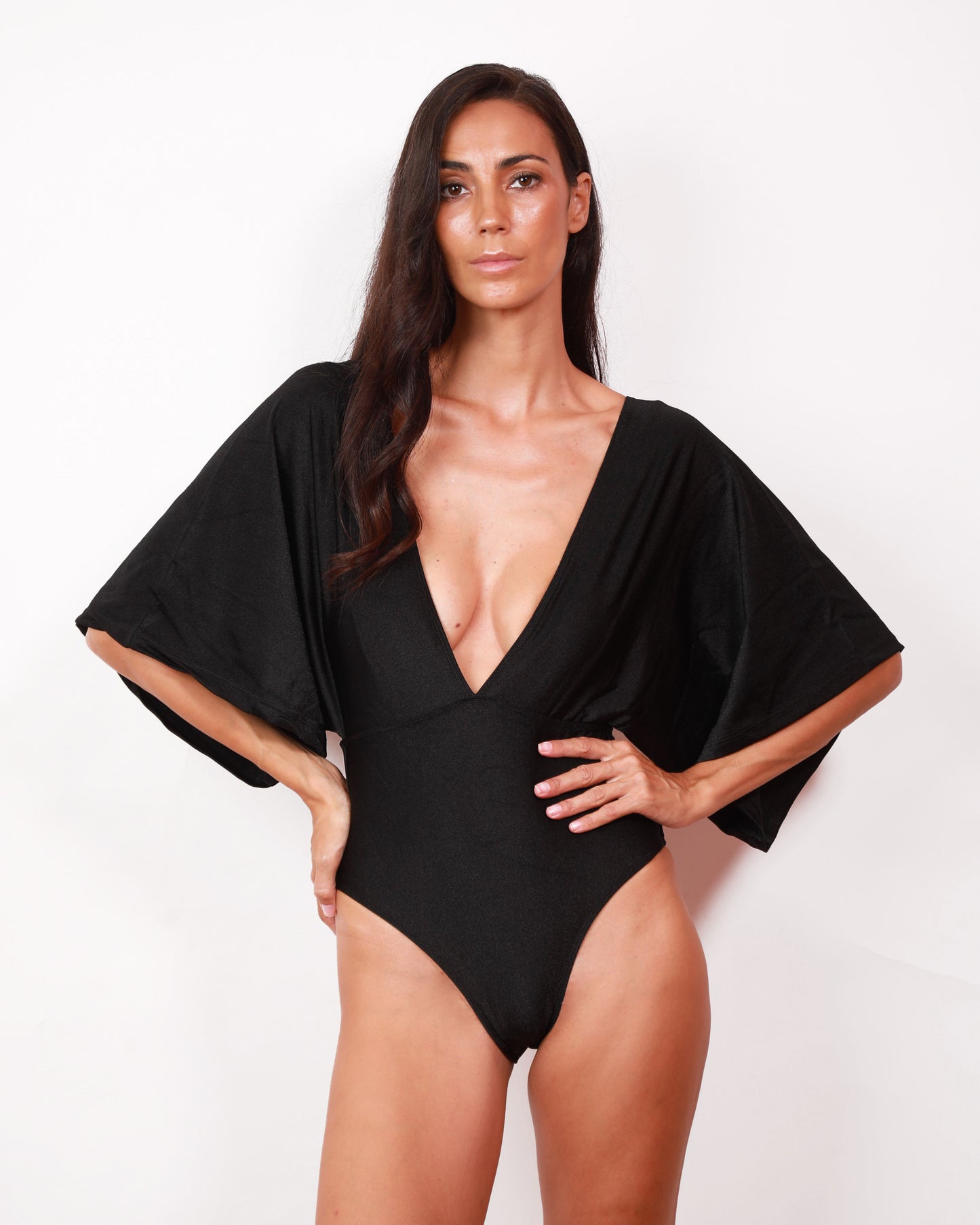 NAHLA MAILLOT BLACK