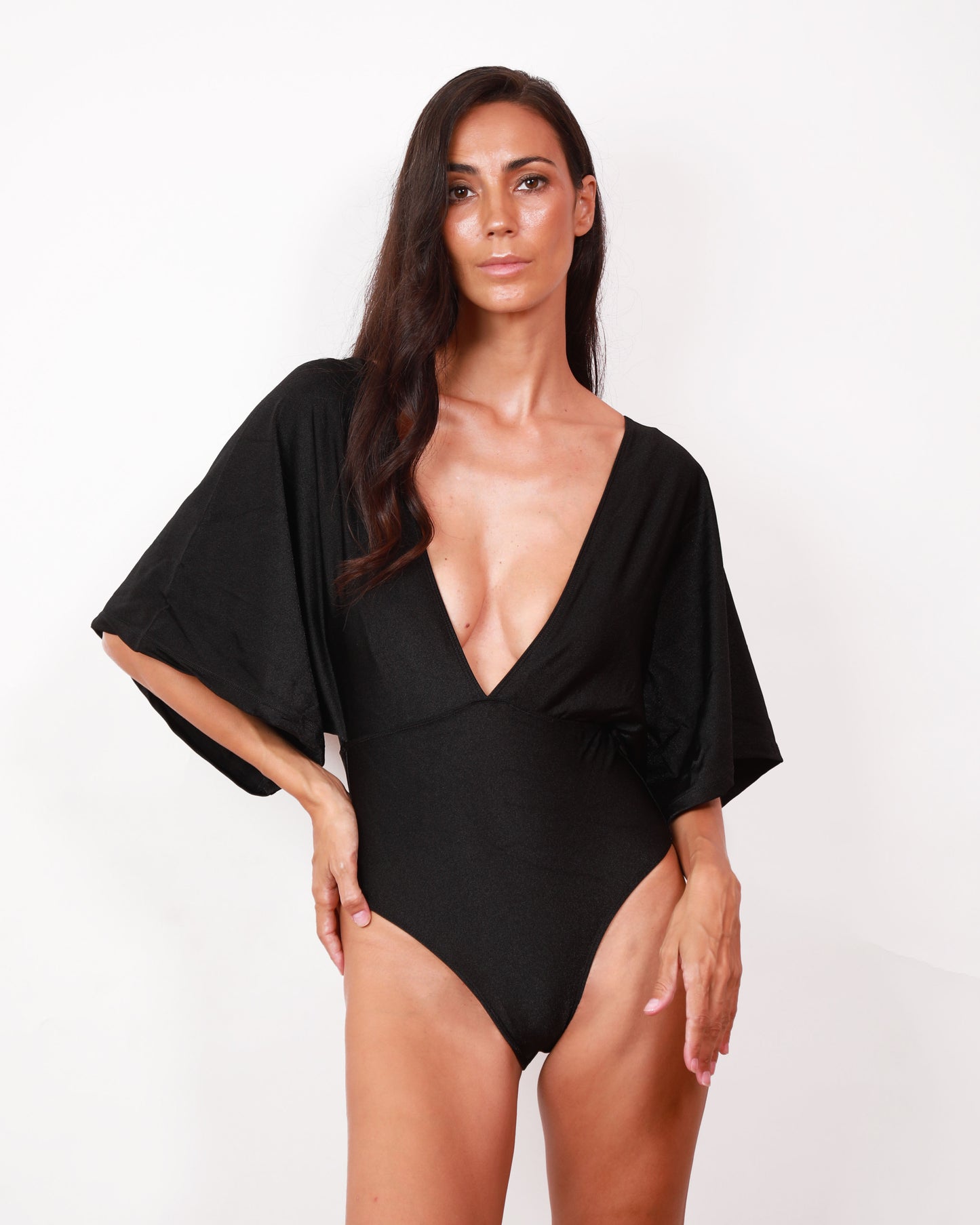 NAHLA MAILLOT BLACK