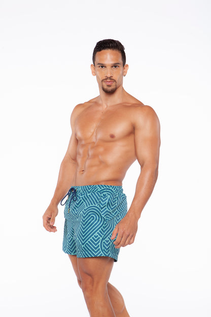 MENS TRUNKS BIG HEART MID LENGTH