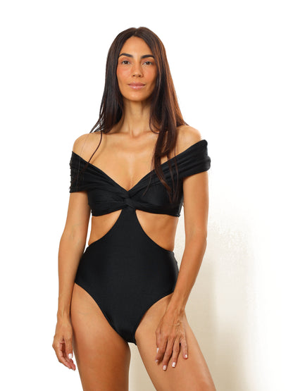 AURORA MAILLOT BLACK